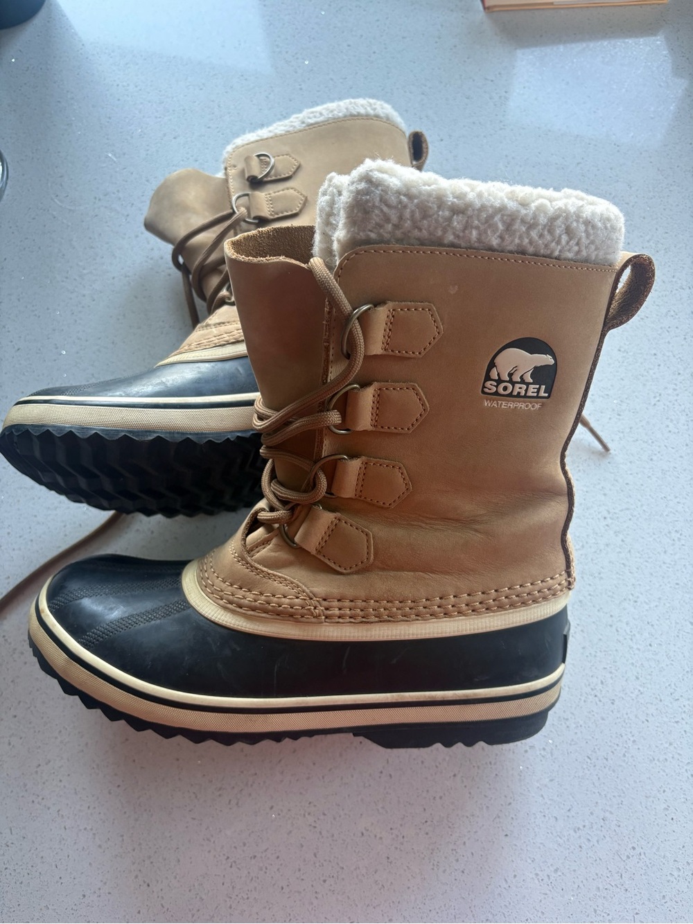 Sorel woman’s Waterproof Winter Boots in Brown and Black